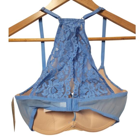 NWT Frederick's‎ of Hollywood Heartthrob Lace Underwire Push Up Racer Back Bra - Picture 3 of 6